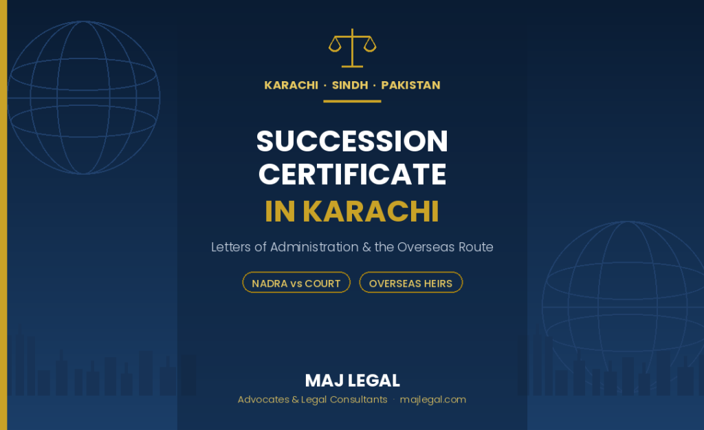 Succession Certificate in Karachi (Pakistan)